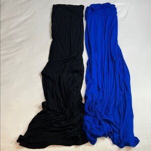 Comfy Black and Blue Women's Skirt Set